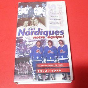 Quebec Nordiques Les Nordiques Notre Equipe 1979 - 1995 French VHS Cassette Tape